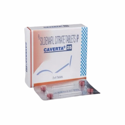 Caverta 25mg (Sildenafil) Tablets