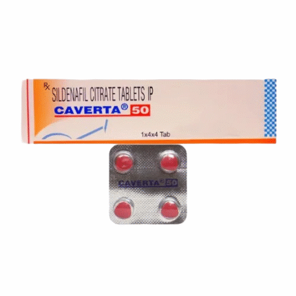 Caverta 50mg (Sildenafil) Tablets