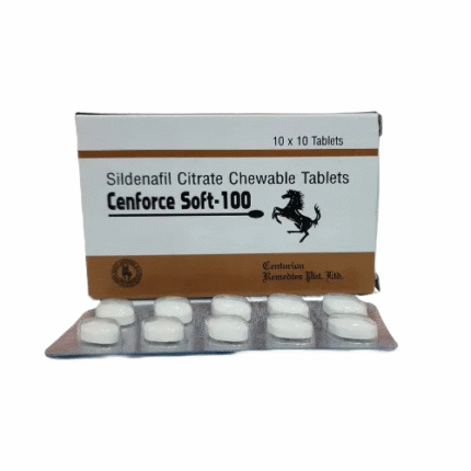 Cenforce Soft 100mg (Sildenafil) Tablets