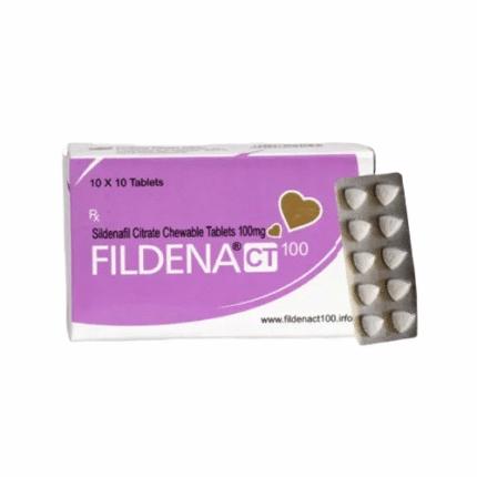 Fildena CT (Sildenafil) Chewable Tablets