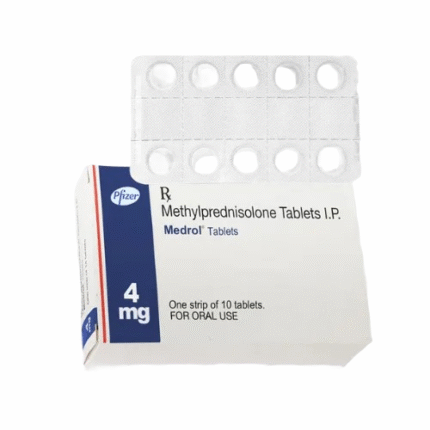 Medrol 4mg (Methylprednisolone) Tablets