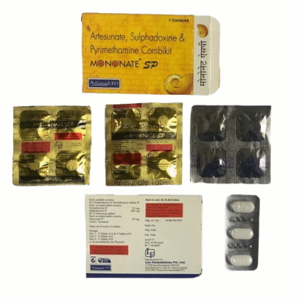 Mononate SP (Artesunate, Sulphadoxine & Pyrimethamine) Combikit