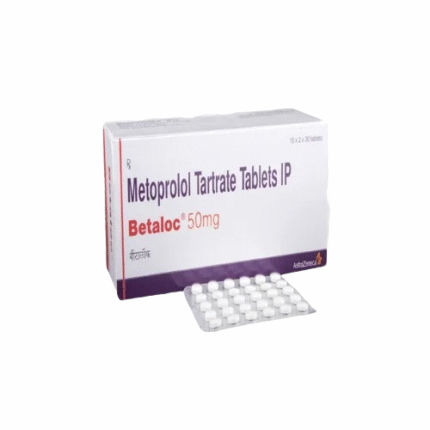 Metoprolol Tartrate 50mg (Betaloc) Tablets