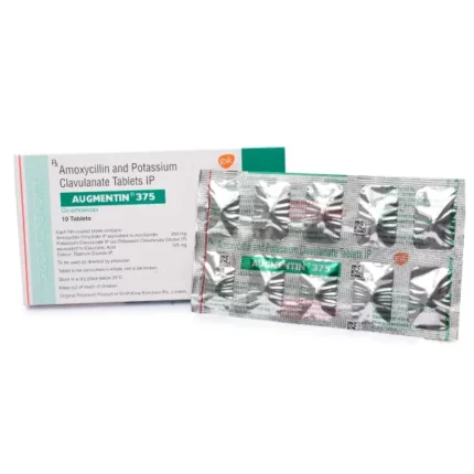 Augmentin 375mg (Amoxycillin & Potassium Clavulanate) Tablets