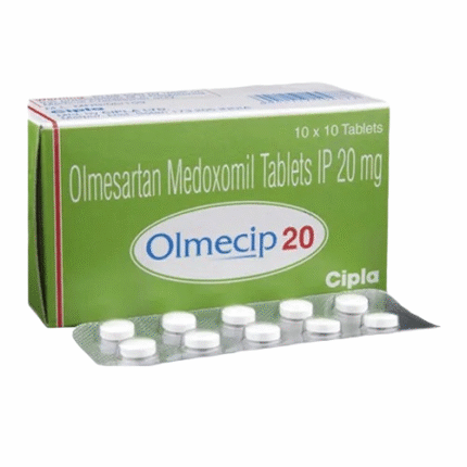 Olmesartan Medoxomil 20mg (Olmecip) Tablets