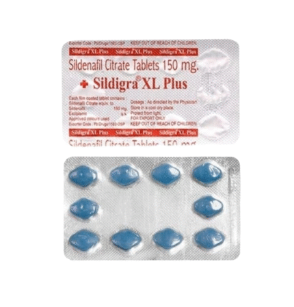 Sildigra Xl Plus 150mg (Sildenafil) Tablets